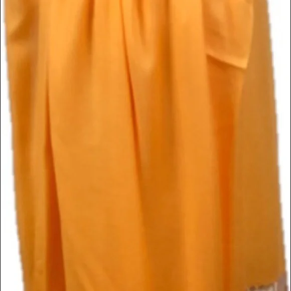 Beautiful Orange Sorbet Summer Scarf - Picture 6 of 7